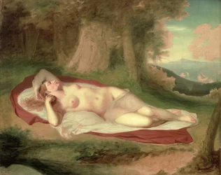 Ariadna dormida en la isla de Naxos, 1831